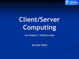  makes the desktop the users' enterprise. Client Server Computing Ppt Video Online Download