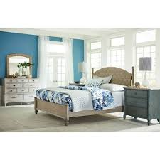 The company, founded in 1927, offers collections with a broad range of styling. Litchfield Currituck Low Post Bedroom Set American Drew Furniture Cart