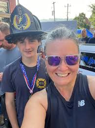 Wednesday's cross country coaching run. #GoTitans (42.49 mtd)