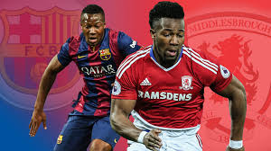 Adama traoré, born in l'hospitalet de llobregat and of malian origin, made his first team debut last saturday.he came on against granada, and even came close to scoring. Middlesbrough S Adama Traore Is A Unique Talent With Much To Learn Football News Sky Sports