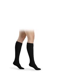 Compression stockings are specially designed to apply pressure to your lower legs, helping to maintain blood flow and reduce discomfort and swelling. Women Semitransparent Sigvaris