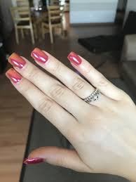 Red Square Nails Square Nails Red Chrome Nails Red Nails Chrome tip black matte square shape medium press on nails fake false nail set.