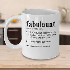 Fabulaunt Definition Funny Aunt Mug Aunt Quotes Aunt Gifts Aunt Birthday Gift