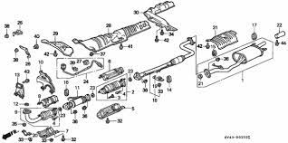 1995 1997 Honda Accord Cover Pre Converter Lower 18183 P0j L00 Honda Parts Direct