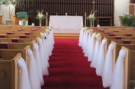 Tiny details for your big day: Pew Decorations For Wedding