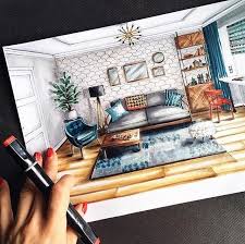 Explore decor and design ideas, save them to inspire your next project, and shop your favorite. Interior Design Sketches Interior Architecture Drawing Interior Design Sketches Interior Design Renderings