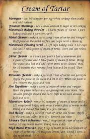 All Kinds Of Uses For Cream Of Tartar If You Dont Have Baking Powder You Can Make It With C Of Tartar Bak Cream Of Tartar Uses Cleaning Recipes Remedies