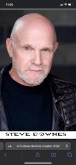 The voice actor of Master Chief Steve Downes.