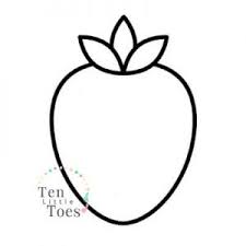 Check spelling or type a new query. Free Printable Strawberry Template For Crafts And Colouring