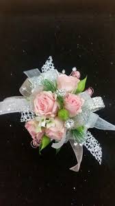 Pink Rose With Champagne And Silver Accents Corsage Prom Wrist Corsage Wedding Prom Flowers Corsage