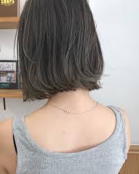 ボブ 外ハネ ロブ ナチュラル noe salon kento noesalon 397441 hair ショートのヘアスタイル ハイライト ボブ ナチュラルハイライト