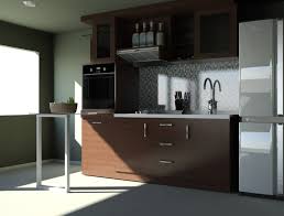 Aksen pola menarik untuk kitchen set minimalis. Inspirasi 22 Kitchen Set Sketchup