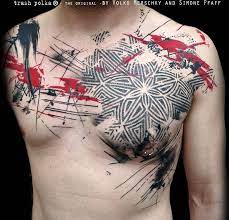 Personally, i'm not a huge fan of the style because i think it can easily look really a lot of the details in trash polka tattoos can be reaaaally small, like in this panda. Trash Polka Tattoos Tattoofilter