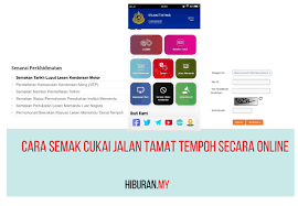 Tick pada terms & conditio. Cara Semak Cukai Jalan Tamat Tempoh Secara Online