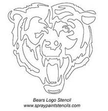 Polish your personal project or design with these chicago bears logos uniforms and mascots transparent png images, make it even more personalized and more attractive. Chicago Bears Logo Stencil Bing Images Bear Stencil Chicago Bears Logo Bear Carving