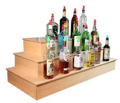 Wood Liquor Shelf Display Liquor Shelf Home Bar Back Bar Design