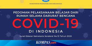 Rpp yang digunakan masa pandemi covid19 ini adalah disusun berdasarkan surat edaran nomor 14 dengan 3 digunakan sebagai pengisi kurikulum darurat yang tengah diterapkan kemendikbud. Guru Ini Pedoman Pelaksanaan Belajar Dari Rumah Selama Covid 19 Halaman All Kompas Com