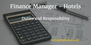 Hotel Accounts Manager Finance Manager Duties And