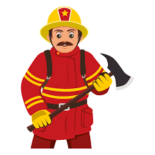 Firefighter Carrying Axe Ad Ad Aff Axe Carrying Firefighter Firefighter Fireman Art Engineer Cartoon