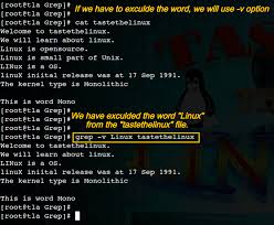 Below is some standard grep command explained with examples to get you started with grep on linux, macos, and unix Grep Command In Linux And Unix Taste The Linux