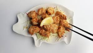 Popcorn chicken nuggets predominantly pair with dipping sauces. Oil Free No Fry Popcorn Chicken Qiu Qiu Food Simple Recipes