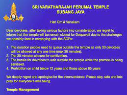 Time changes (dst = daylight saving time). Sri Varatharajah Perumal Temple Subang Jaya Home Facebook