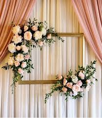 Try Something Special With These Dusty Rose Wedding Ceremony Backdrop With Blush And White Wedding Ceremony Backdrop Dusty Rose Wedding Diy Wedding Decorations