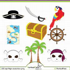 Pirate Clipart Pirate Clip Art Pirate Digital Clipart Etsy Pirate Clip Art Clip Art Digital Clip Art