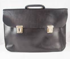 Sac En Cuir Noir Vintage Avec Des Fixations Metalliques Etsy Satchel Backpack Satchel Bags