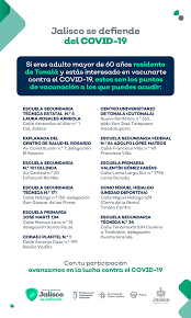 Jalisco recibe vacunas de sinovac. Secretaria De Salud Jalisco On Twitter Atencion Estos Son Los Puntos De Vacunacion Contra Covid19 Para Personas Mayores De 60 Anos Residentes Del Municipio De Tonala A Partir De Este Lunes 15