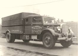 Image result for Brockway Light Blue 1946 Truck