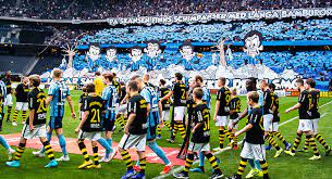 Nu kom alltså revanschen för aik. Tv Se Fansens Tifo Infor Heta Stockholmsderbyt Underbar Publik Inramning