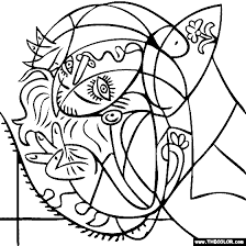 100 Free Coloring Page Of Pablo Picasso Painting Girl On A Pillow You Be The Master Painter Color This Famous Paintin Arte Di Bambino Lezioni Di Arte Arte