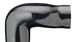 Intake Hoses: Silicone Cobra Head Elbow 2'' ID - Gloss Black ...
