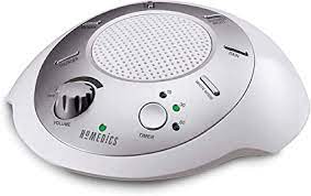 Amazon Com Homedics White Noise Sound Machine Portable Sleep Therapy For Home Office Baby Travel 6 Relaxing Soothing Nature Sounds Battery Or Adapter Charging Options Auto Off Timer Sound Spa