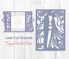 Wedding Invitation Svg Ai Crd Eps Studio3 Bride And Etsy In 2020 Wedding Invitations Silhouette Diy Invitations Invitations
