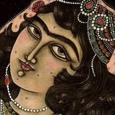 Buy Simurgh, King of Birds, Persian Princess. Serena Luna Raggi Art Print.  Limited Edition. A3 Size. Online in India