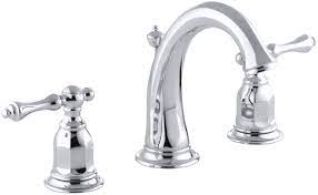 Suncleanse shower faucet set with valve, bathroom shower system included stainless steel metal rainfall shower head and extra long shower arm, brushed nickel 4.7 out of 5 stars 262 $80.74 $ 80. Kohler K 13491 4 Cp Polished Chrome Kelston Widespread Bathroom Faucet With Ultra Glide Valve Technology Free Metal Pop Up Drain Assembly With Purchase Faucetdirect Com