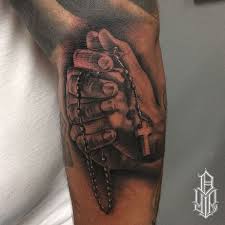 Rosary tattoo designs are often combined with praying hands, a heart, a cross or with. Praying Hands With Rosary