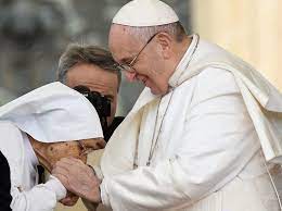 No, the pope does not get paid. Pope Says He Pulled Papal Ring Away From Catholics Lips To Stop Spread Of Germs Npr