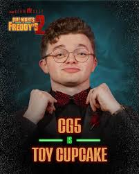 The secret is out! I will be voicing Toy Cupcake in the FNAF 2 movie! It  was so fun to pretend to be a cupcake that I didn't even think had a