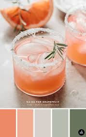 A Greyhound Cocktail Inspired Color Palette Creative Brands For Creative People Akula Kreative Green Colour Palette Orange Color Palettes Pantone Colour Palettes