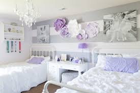 Time to transition from the nursery to the big kids room. Shared Bedroom For Sisters