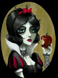 Goth Dark Glamour Gothic Snow White Illustration Punk Disney Snow White Dark Disney