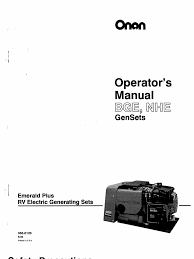 Wiring diagram arrives with numerous easy to follow wiring diagram instructions. Onan Emerald Plus Operators Manual