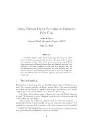 The haaland equation was proposed in 1983 by professor s.e. Pdf Darcy Friction Factor Formulae In Turbulent Pipe Flow Diego Lara Academia Edu