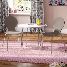 This table and chair set is perfect for children's tea parties, drawing, eating, and hours of play in their own private space. Mack Milo Shevchenko Place Kids 3 Piece Writing Table And Chair Set Reviews Wayfair