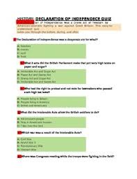 Feb 19, 2013 · quiz flashcard. Declaration Of Independence Quiz Worksheets Teaching Resources Tpt