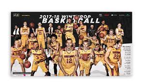 2017 18 Winthrop Basketball Print Collateral On Behance Print Collateral Winthrop Basketball