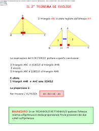 Matematica per le scuole medie. Il 2 Teorema Di Euclide Matematica Per Bambini Matematica Scuola Media Matematica Delle Scuole Superiori